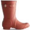 Hunter Womens Original Short Tri Colour Logo Backstrap Boots