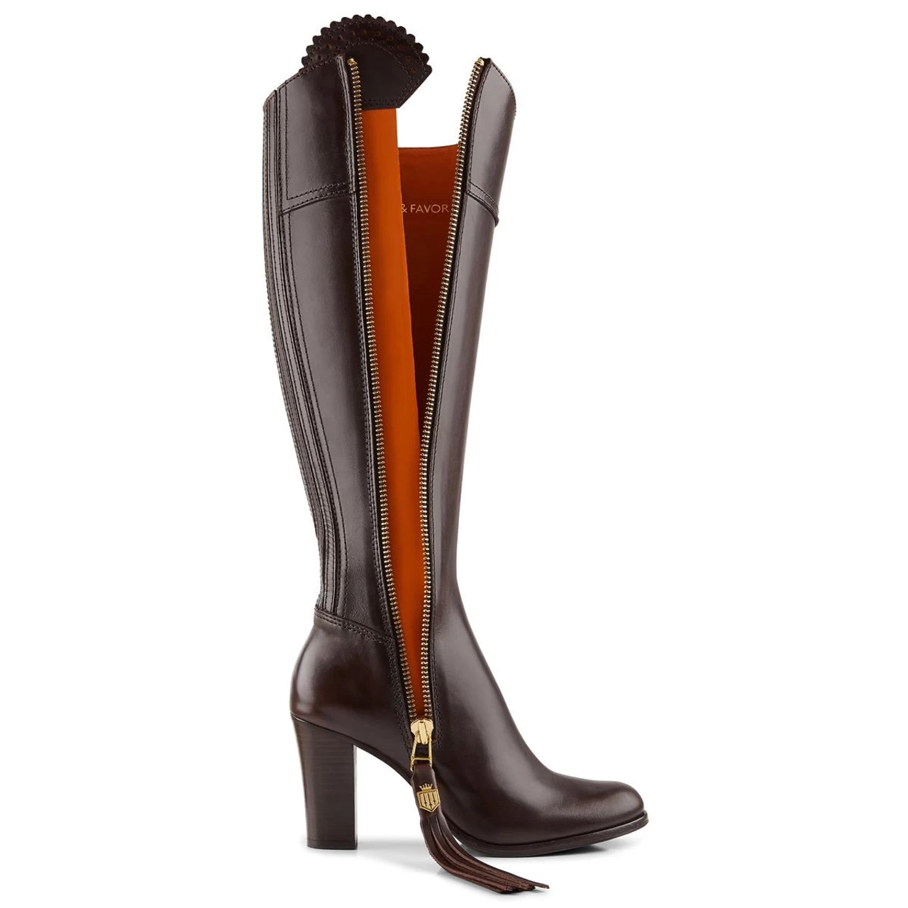 Fairfax & Favor Womens High Heel Regina Boots - Image 7