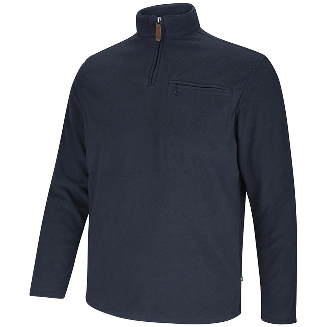 Hoggs Of Fife Mens Islander 1/4 Zip Micro Fleece Sweater - Image 3