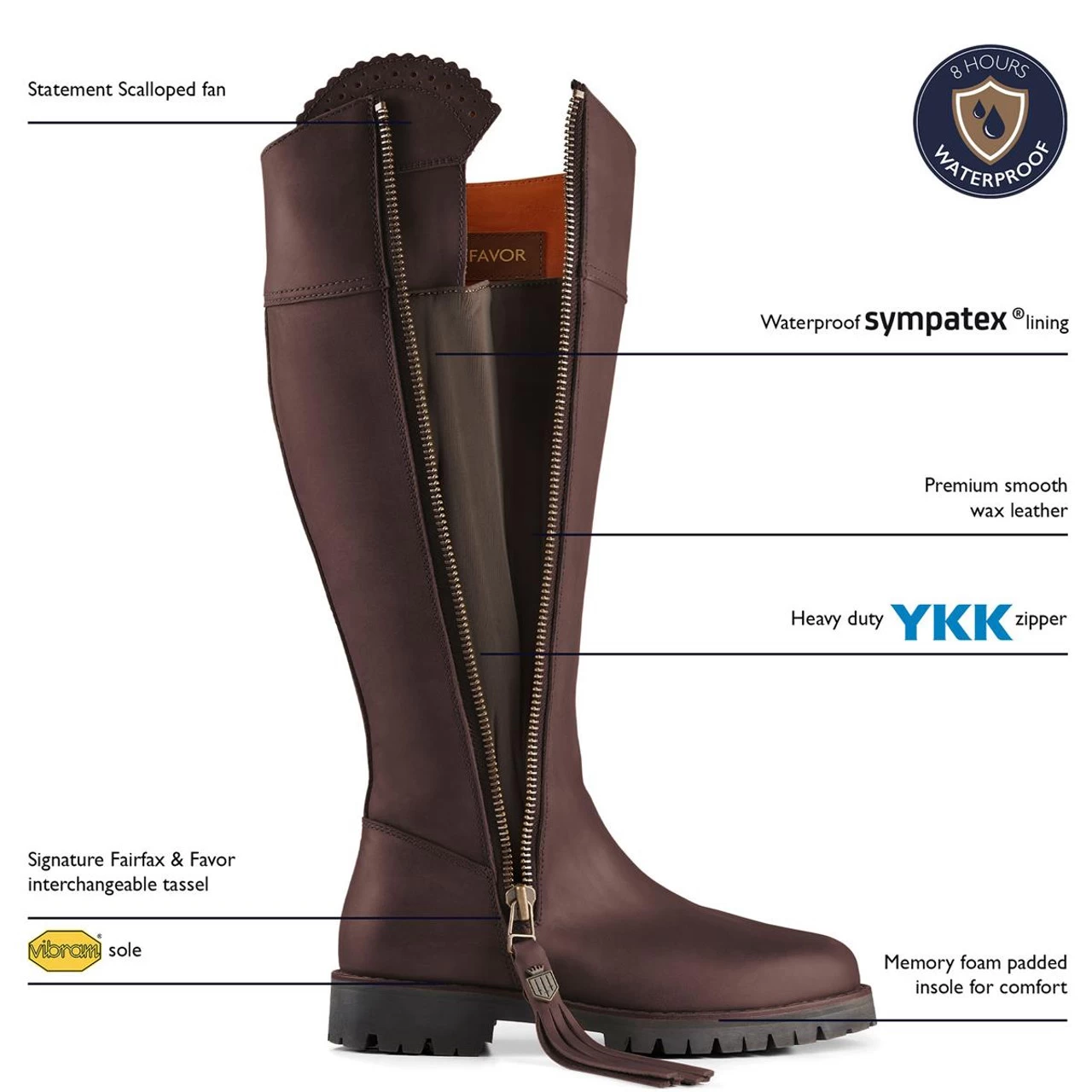 Fairfax & Favor Womens Explorer Boot - Image 7