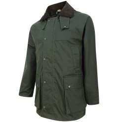 Hoggs Of Fife Mens Padded Wax Jacket