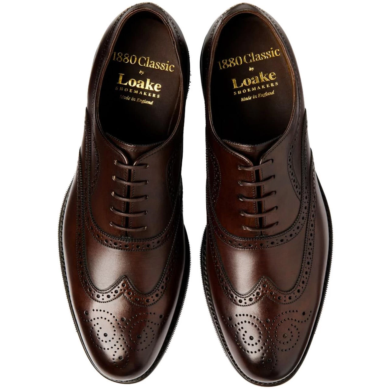 Loake Mens Castlegate Brogue Shoes - Image 3