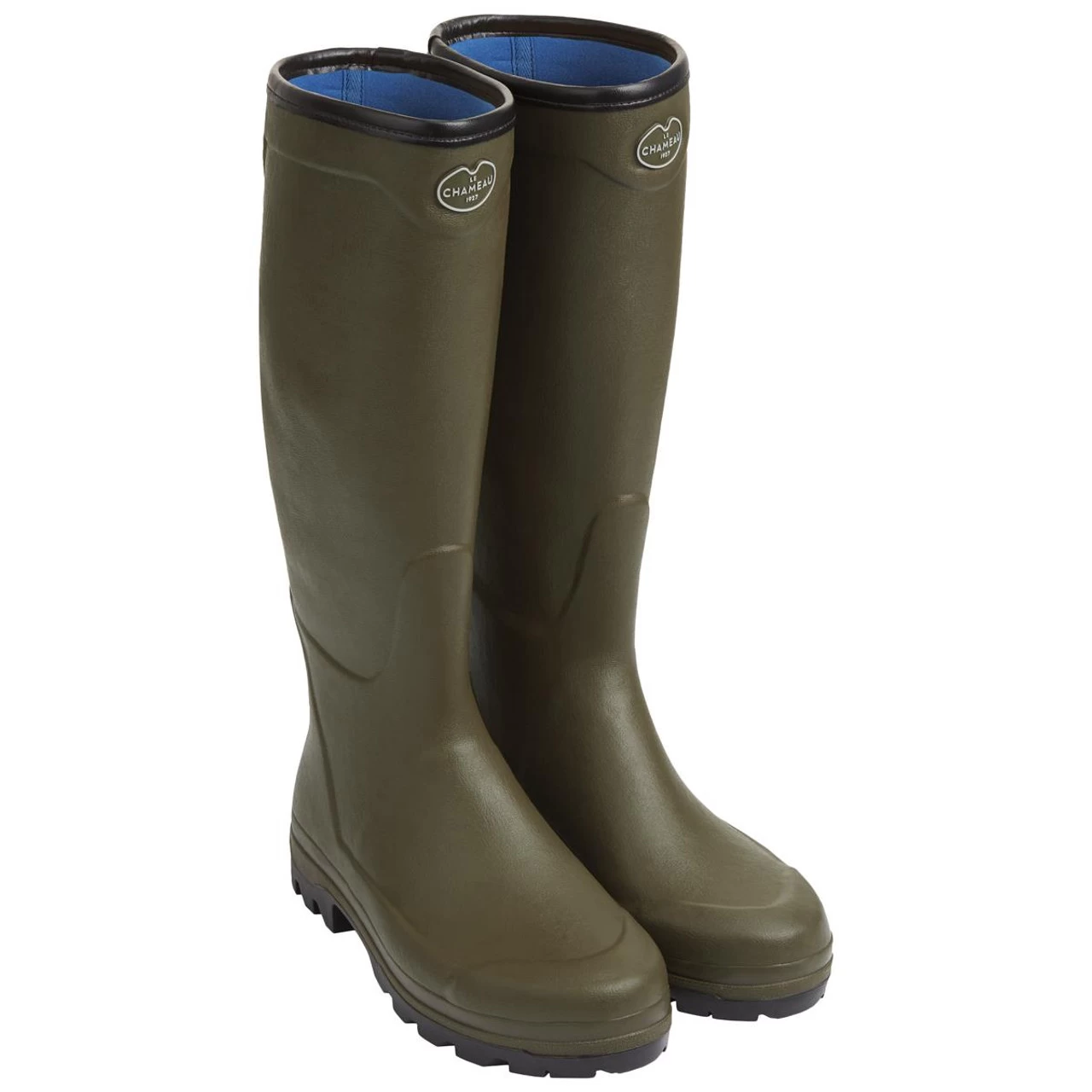 Le Chameau Country Cross Neoprene Mens Wellington Boots - Image 5