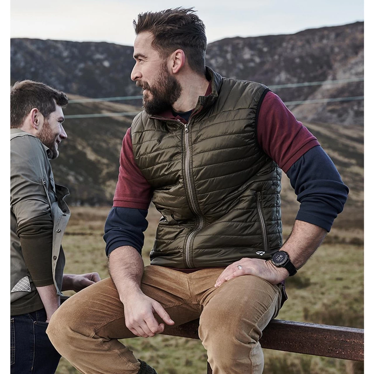Hoggs Of Fife Mens Kingston Rip-Stop Gilet - Image 4
