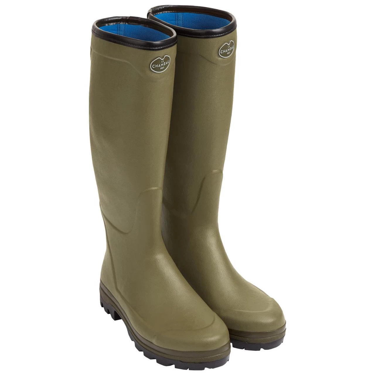 Le Chameau Country Cross Neoprene Mens Wellington Boots - Image 2