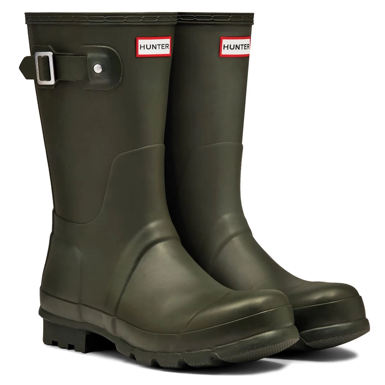 Hunter Mens Original Short Wellington Boots - Image 5