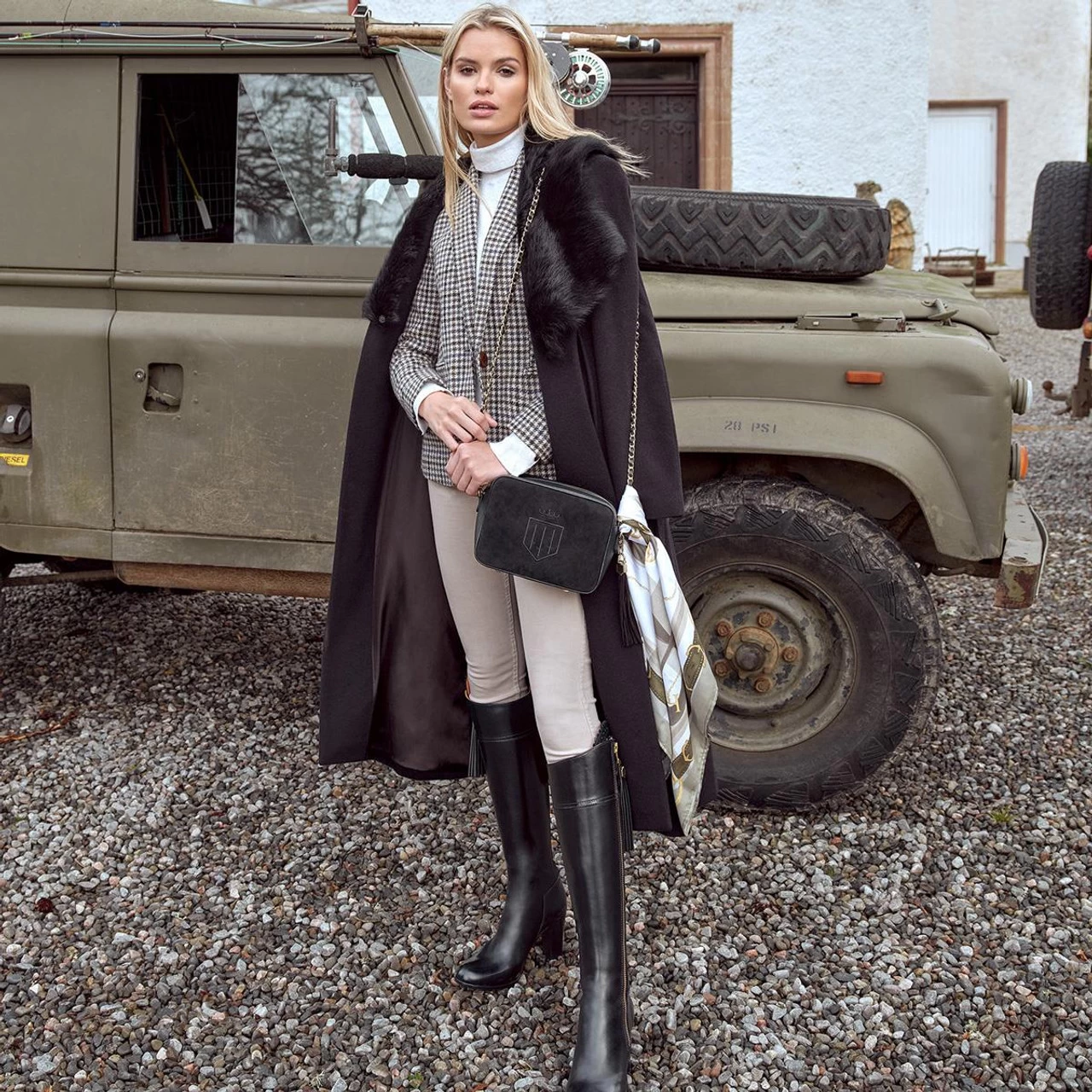 Fairfax & Favor Womens High Heel Regina Boots - Image 8