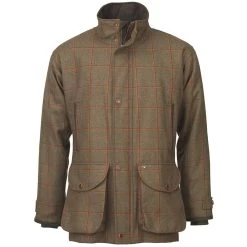 Laksen Mens Wingfield Tweed Coat