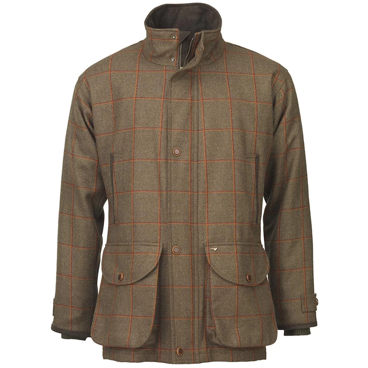 Laksen Mens Wingfield Tweed Coat