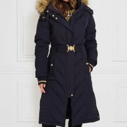 Fairfax & Favor Womens Charlotte Padded Longline Coat
